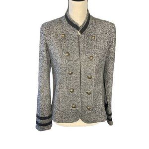 Tommy Hilfiger Gray Knit Blazer Size Medium